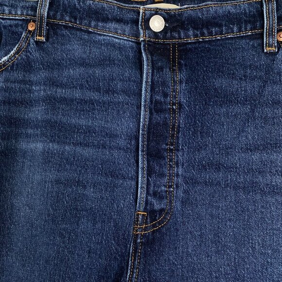 Levi's Premium Wedgie Straight Jeans Button Fly High Rise NWOT Women's Size 24W - Picture 3 of 11